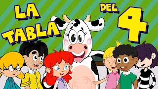 La Vaca Lola La Tabla Del 4 - Canciones Infantiles | Tablas de Multiplicar | Canti Rondas