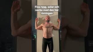 Fixa rygg, axlar och nacke med den här övningen