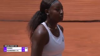 Alycia Parks 🇺🇸 Vs Victoria Azarenka 🇧🇾 WTA Tennis Coverage Live Madrid