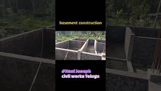 basement construction #Nani Joseph civil works Telugu