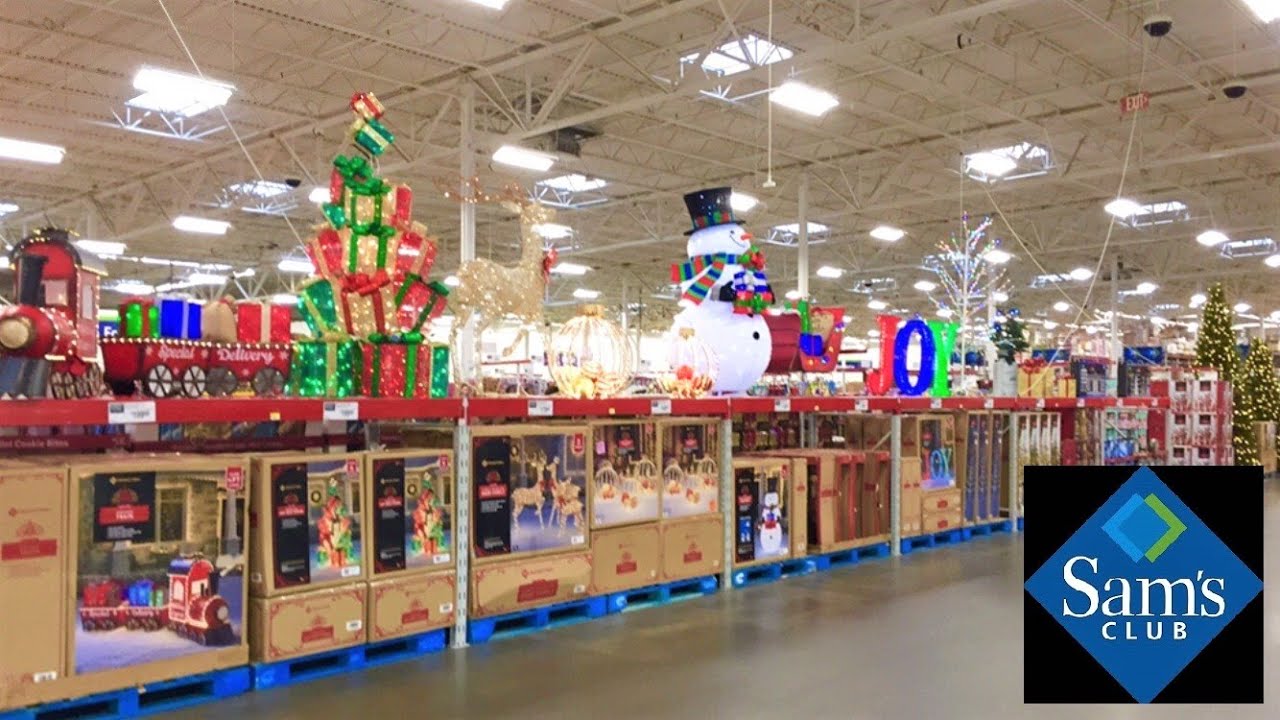 SAM'S CLUB CHRISTMAS TREES CHRISTMAS DECORATIONS DECOR SHOP WITH ME ...