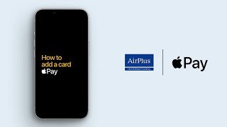 AirPlus Corporate Card with Apple Pay | How to add a card