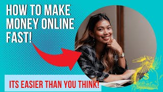 HOW TO MAKE MONEY ONLINE 'Fast' @thinkmoneywithmarie