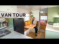 Vintage Caravan Tour | fully rebuilt 1973 Viscount for off grid van life