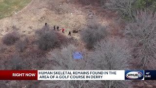 Human skeletal remains found in the area of a golf course in Derry