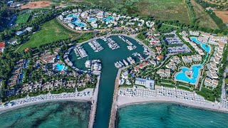 Sani beach Chalkidiki Greece by drone, the heaven on earth!