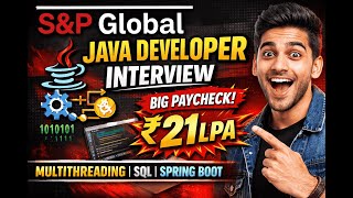 🔔 S&P Global Java Interview | 2–7 Years | Java 8 | Spring Boot | Microservices | Multithreading