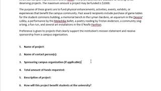 Sample assignment screencast