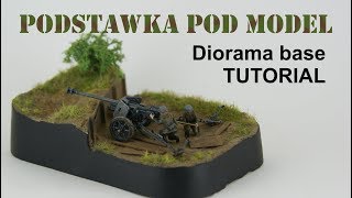 Podstawka pod model (diorama) - tutorial jak zrobić.