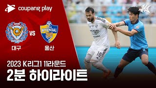 [2023 K리그1] 11R 대구 vs 울산 2분 하이라이트