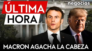 ÚLTIMA HORA | Macron agacha la cabeza ante el desplante de Trump: “fue muy amable”