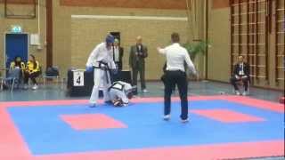 ITF Dutch Open 2013 Team sparring Phil Whitlock vs Holland