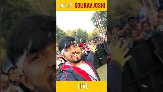 TECHNO GAMERZ CALL TO SOURAV JOSHI ON LIVE STREAM? 🤔