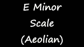 E Minor Scale (Aeolian) - Groove Backing Track for Improvisation!