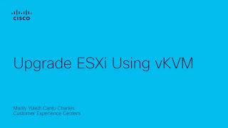 Upgrade ESXi using vKVM