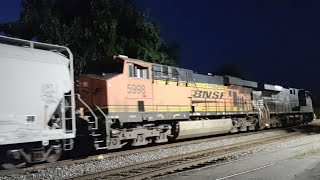 NS 12R with BNSF 5998 trailing in Charlottesville Virginia