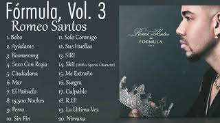 ROMEO SANTOS   FORMULA VOL  3 MIX Album Completo 2022 Bachata Mix 2022