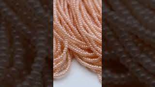 13/0 Czech Seed Beads, Cheyenne Pink Luster, 1/3/5 Hanks Preciosa Ornella Beads, Embroidery Beads