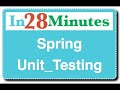 Spring Unit Testing : with JUnit And Mockito