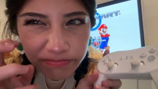 silently raging at online mario kart (asmr)