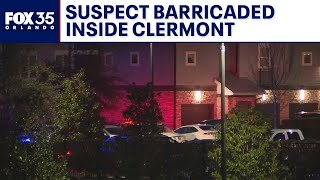 Suspect barricaded inside Clermont apartment complex after woman is shot, police say