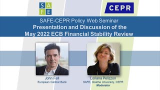 SAFE-CEPR Policy Seminar: Presentation and Discussion of the May 2022 ECB Financial Stability Review