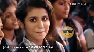 Priya Prakash video | Priya Prakash funny video | Priya Prakash reaction