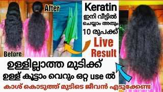 എന്റമ്മോ... ഇത് ശെരിക്കും ഞെട്ടിച്ചു😱ഒറ്റ useൽ തന്നെ എത്ര കോലുമുടിയും 4മടങ്ങ് Thick \u0026 Smooth ആക്കാം