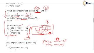 Linear Queue using array Part 2 Insert Operation