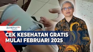 Program Cek Kesehatan Gratis Dimulai Februari 2025, Ini Kata Sekjen Kemenkes