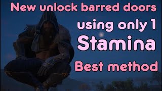 New Unlock barred doors using only 1 stamina - Assassins Creed Valhalla