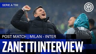 JAVIER ZANETTI INTERVIEW | MILAN 1-2 INTER 🎙️⚫🔵