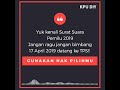 Yuk kenali Surat Suara Pemilu 2019