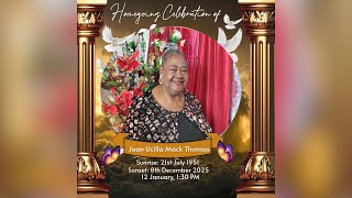 Celebrating the life of Jean Ucilla Mack Thomas