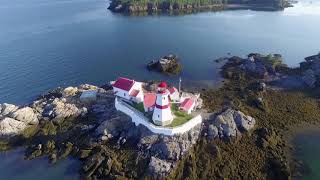 East Quoddy Head/Harbor Lighthouse on Campobello in New Brunswick Canada. (Remastered)