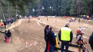 Daan Steenkamer nummer #50 2de marche 1ste clubcross mcvolg