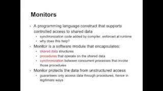 Lecture 3, Unit 1: Introduction to condition variables and monitors