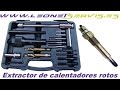 Extractor de calentadores rotos o dañados