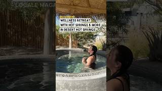 Soak in natural hot springs & relax in Palm Springs! 💦✨ The ultimate spa getaway awaits! 🌿🔥