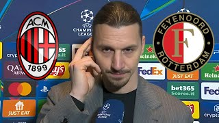 INCREDIBILE! GUARDA COSA HA DETTO IBRAHIMOVIC DOPO ESSERE STATO ELIMINATO DAL FEYENOORD! MILAN NEWS