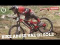 THE SMASHIEST! Val di Sole World Cup DH Bike Abuse Slow Motion