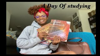 A Day of Studying | Paralegal Student at Hampton University