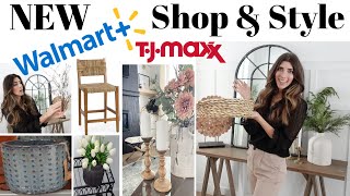 NEW Walmart Shop & Decorate With Me 2023 \ Styling New Decor + TJMaxx Finds