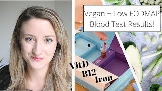 My LowFODMAP + Vegan Blood Test Results💉 B12, Vitamin D, Iron