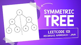 Symmetric Tree - Leetcode 101 - Recursive Approach - Java