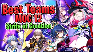 The BEST Teams You Can Use For NEW Memory Of Chaos Strife Of Creation! (Honkai Star Rail MOC Guide)