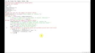 GPA Calculator Implementation Using Python
