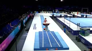 CHIBA Kenta (JPN)_2023 Artistic Worlds, Antwerp (BEL)_Qualifications_Vault 1