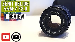 Zenit Helios 44M-7 F2.0 review: Sharp \u0026 cheap vintage fullframe lens #helios #44M-7