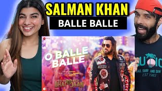 O Balle Balle - Kisi Ka Bhai Kisi Ki Jaan | Salman Khan Reaction | Sukhbir | Kumaar | Deepak Ahlawat